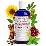 Dale Audrey | Oil Pulling Oil, Natural Mouthwash | Ayurvedic, Cinnamon, Whitens Teeth, Healthy Gums, 8 oz | Natural & Organic, Vegan & Cruelty Free