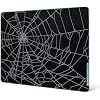 XVX Black Spider Webs Glass Gaming Mousepad 4.0,Hard Mousepad for Gaming,Ultra-Smooth Micro-Etched Surface Mouse Mat with Non-Slip Rubber Base(410mm*310mm)