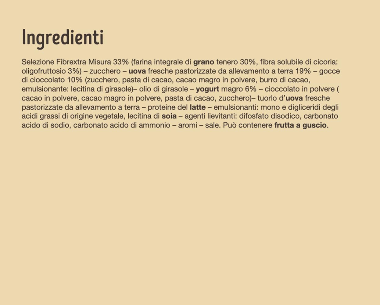 Misura Ciambelline con Gocce di Cioccolato Fibrextra | 100% Farina Integrale | Ricche in Fibre | Confezione da 230 grammi - Immagine 4