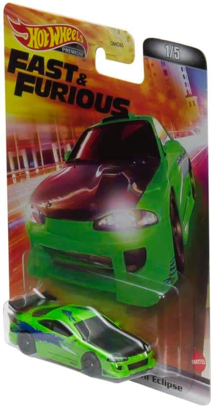 Hot Wheels Retro Entertainment Collection,Mitsubishi Eclipse, TV, Video Games, Iconic Replicas for Play or Display, Gift for Collectors