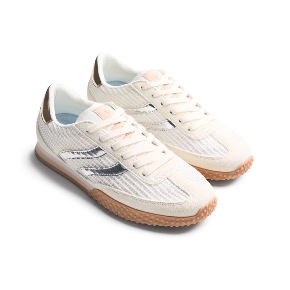 GIOSEPPO Women's Chake Basketball, Ivory White, 7.5 UK