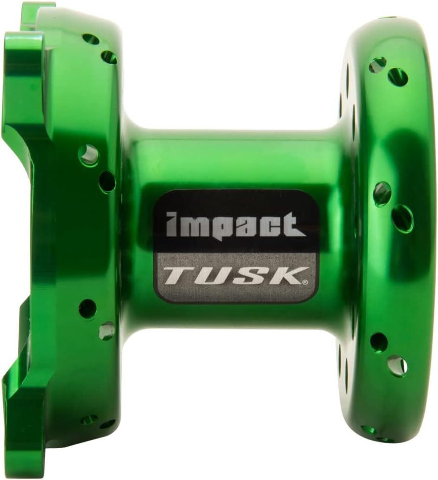 Tusk Impact Motorcycle Hub - Front Green
