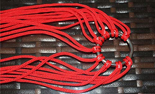 Jiusike Outdoor Camping Leisure Portable Hammocks Comfortable Hanging Multicolor Nylon Mesh Rope Hammocks Swing Bed #TOP4