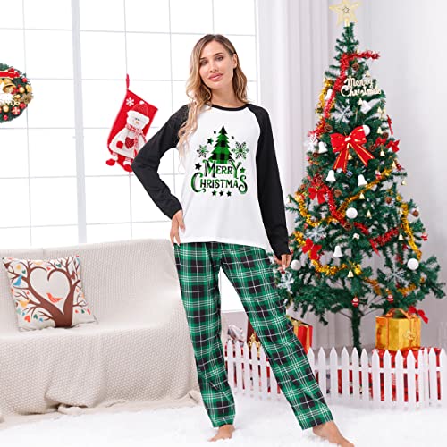 CIYCUIT Family Christmas Pjs Matching Sets Reindeer Christmas Pajamas for Family and Dog3