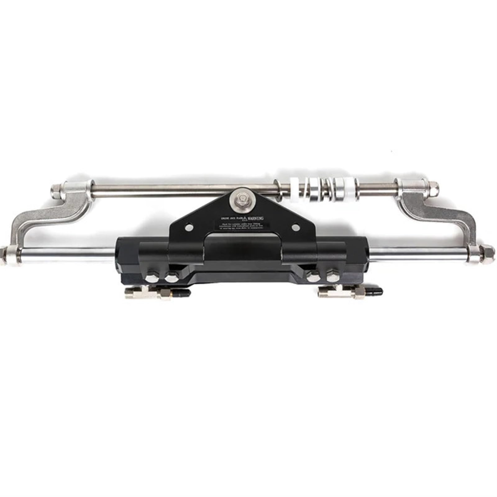 DSUIUWER Dual Pump Hydraulic Steering System Compatible with 300HP Outboard with T-Connector and Tubes ZA0350