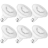 Sunco Lighting 6 Pack PAR38 LED Bulb 13W=100W, 5000K Daylight, 1050 LM, Dimmable, Indoor/Outdoor Spotlight, Waterproof - UL & Energy Star Listed