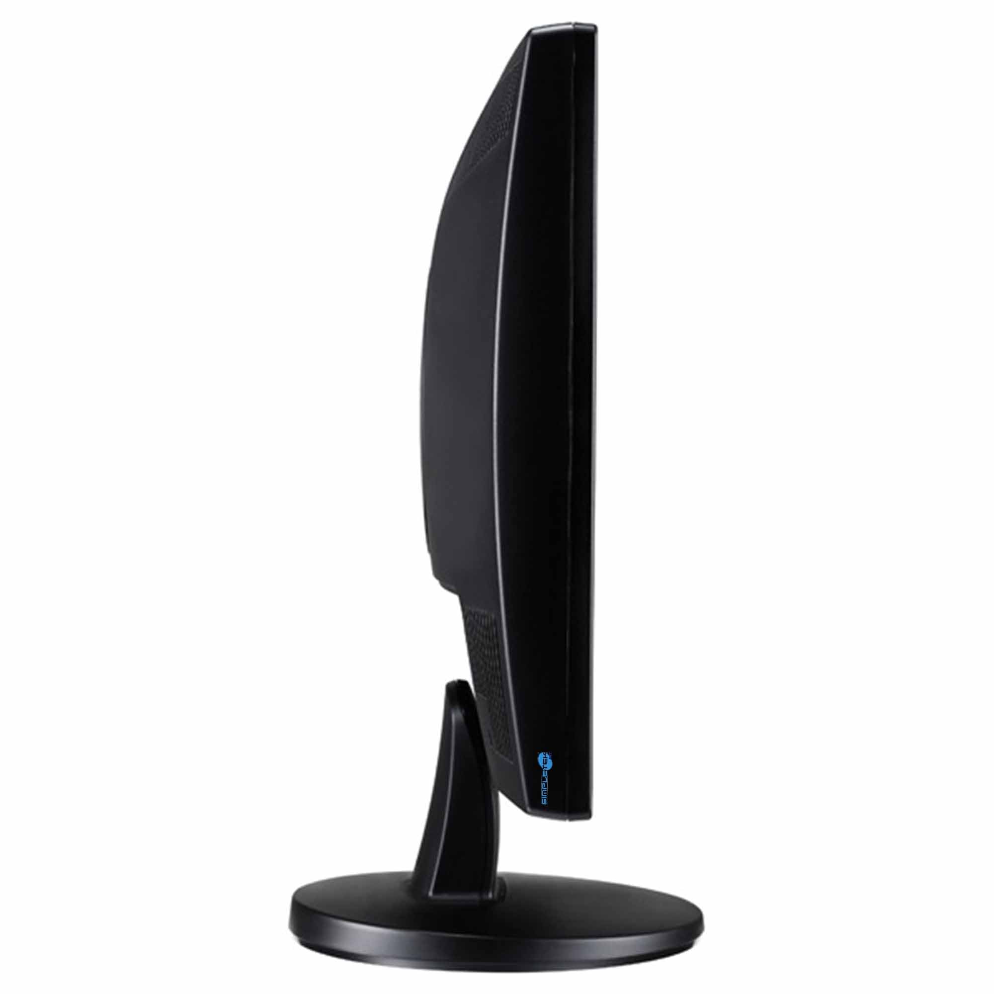 SIMPLETEK - Monitor Schermo da 19" HD 16:10- VGA | Montaggio a parete | Ottimo per casa e lavoro d’ufficio | Base inclusa (Ricondizionato)