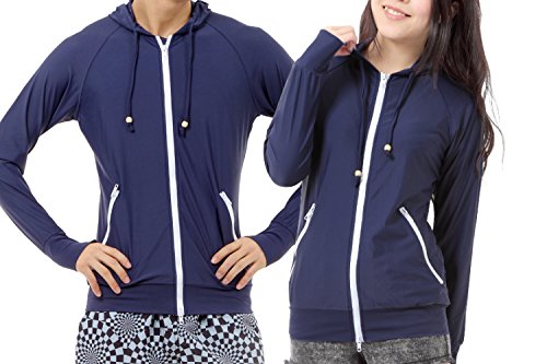 DABADA ラッシュガード 男女兼用 全17色 5サイズ パーカー UVカット 指穴付き