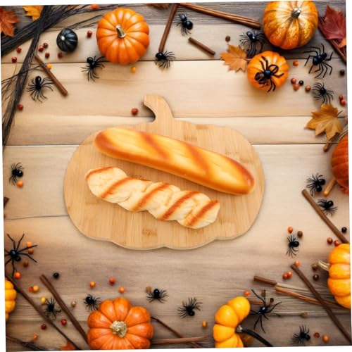 Bandeja de calabaza para queso fácil de limpiar en Halloween 8