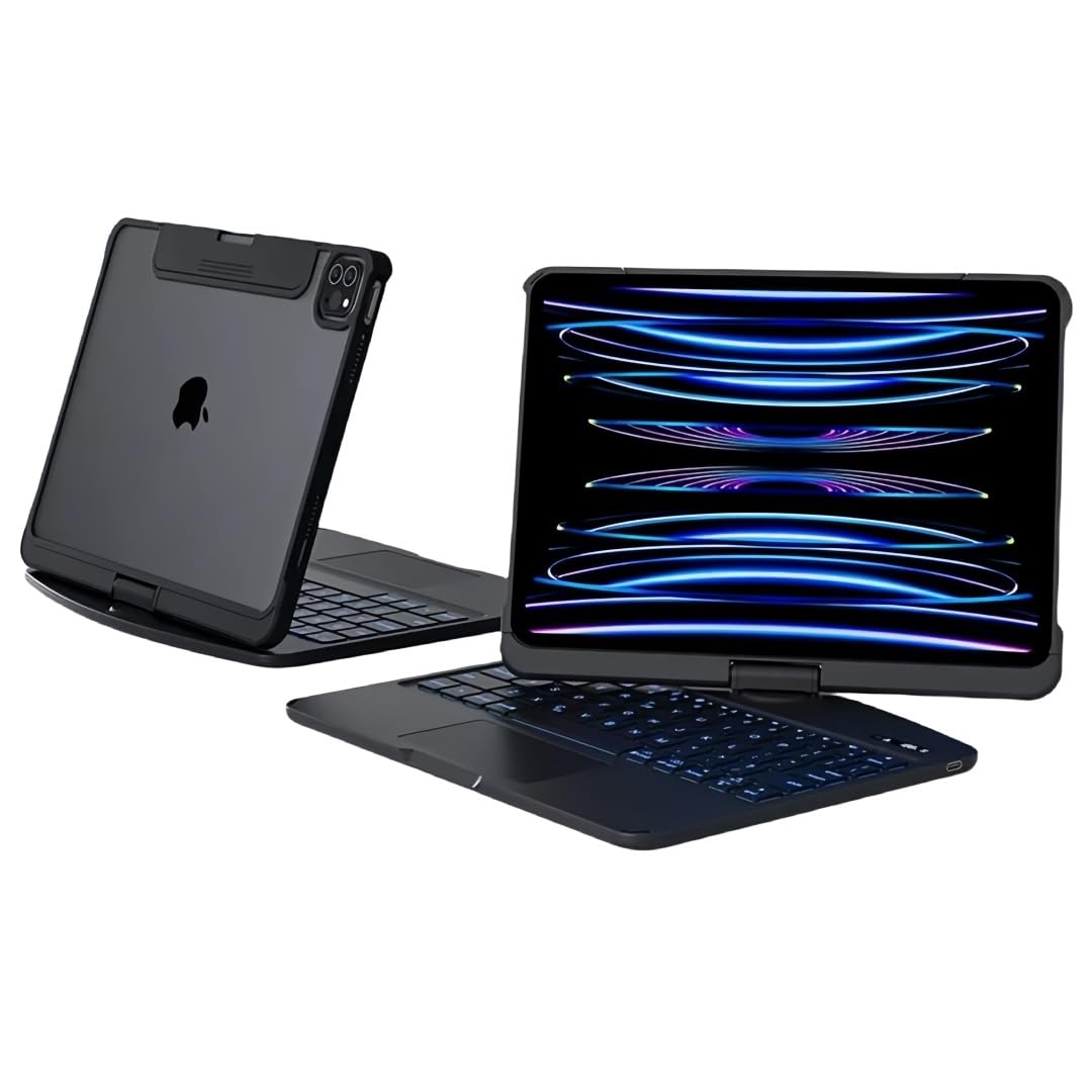 Amazon | 360度回転 2022 iPad 第10世代 10.9インチ キーボードケース