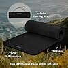 Retrospec Solana Yoga Mat 1 Thick w/Nylon Strap for Men & Women - Non Slip Exercise Mat for Home Yoga, Pilates, Stretching, Floor & Fitness Workouts