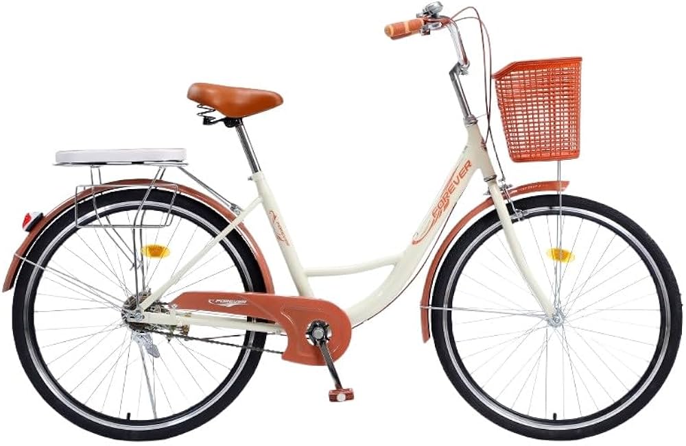 Amazon | 【TVT】自転車 シティサイクル 24/26インチ 高炭素鋼