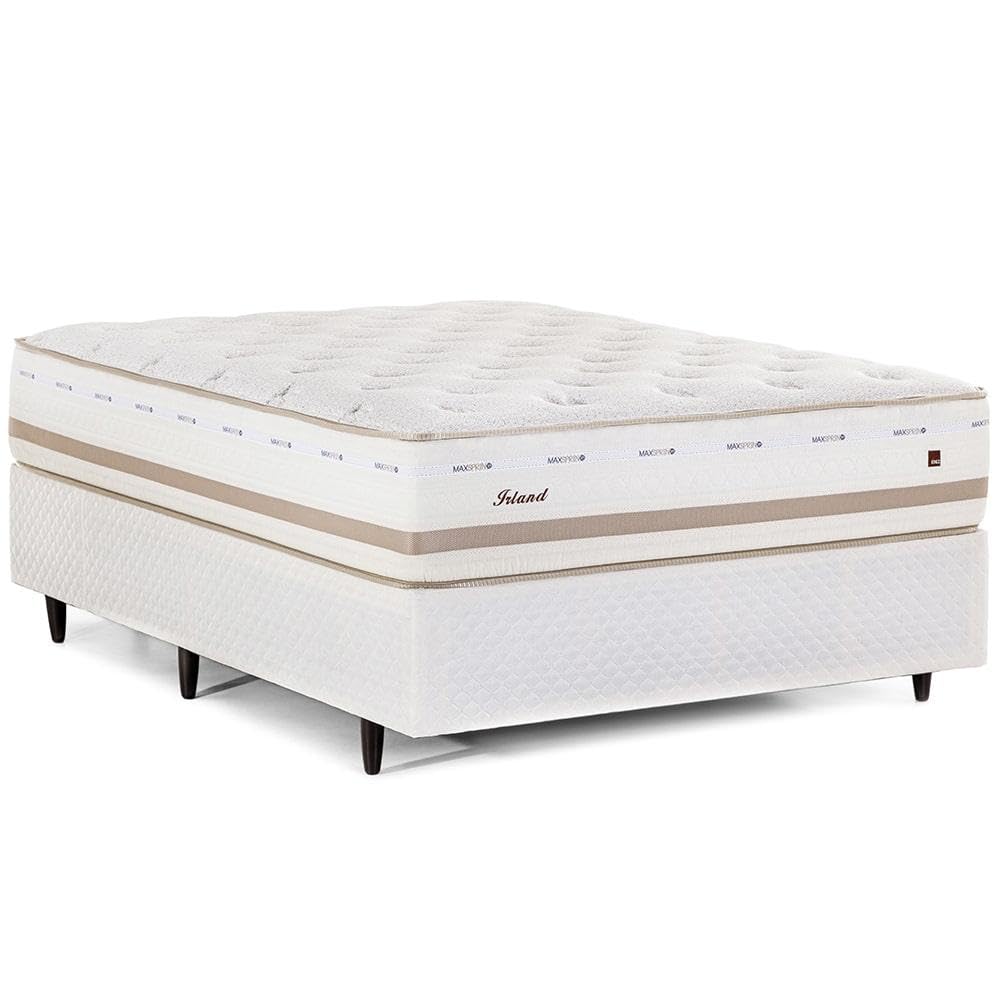 Cama Box Casal Herval Irland, Molas Maxspring, 72 x 138 x 188 cm