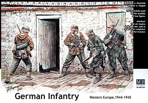 Diorama 1:35 Infanterie Allemande MB3584 pour Scène Front de l'Ouest