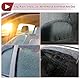 HEROFFIX 1 Set Fensterabweiser für Mazda CX-5 2017-2024 Seitliche Fensterabweiser Schwarz