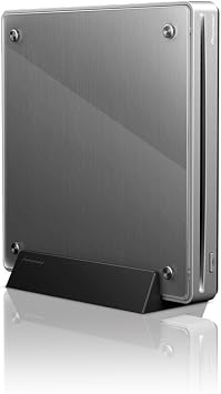 Pioneer BDR-XS05J USB 3.0 Compatible, BDXL, Interchangeable Slot-In Portable Blu-ray Drive, Metallic Silver