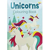 ALLIGATOR - Unicorns Colouring Book (Blue), For Children, Unicorn Gifts for Girls, Unicorn Colouring Book, Colouring Books, Kids Colouring Books, Colouring Book