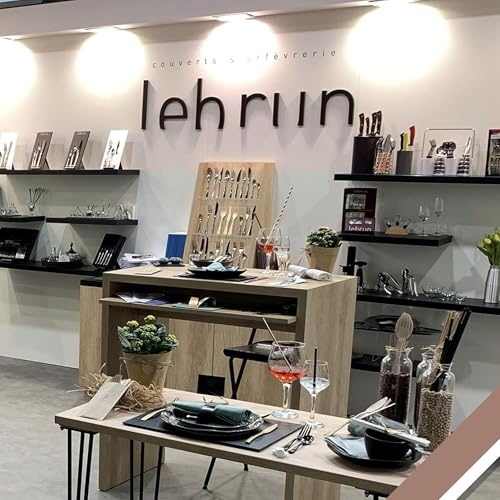 LEBRUN 92LB104A2 Apéritif-Set, 1 Schiefertablett, 6 Verrines für Tapas, 6 abgewinkelte Esslöffel, 13-teilig 6 LEBRUN 92LB104A2 Apéritif-Set, 1 Schiefertablett, 6 Verrines für Tapas, 6 abgewinkelte Esslöffel, 13-teilig