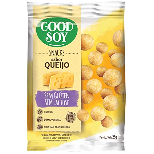 Snack GoodSoy Queijo – Sem glúten, sem lactose - Snack Saudável –...