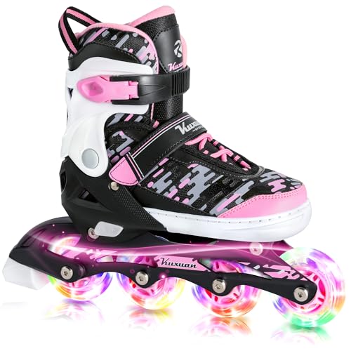 Kids Inline Skates for Boys Girls Ages 5-8 6-12 8-12 Patines para Niños Niñas