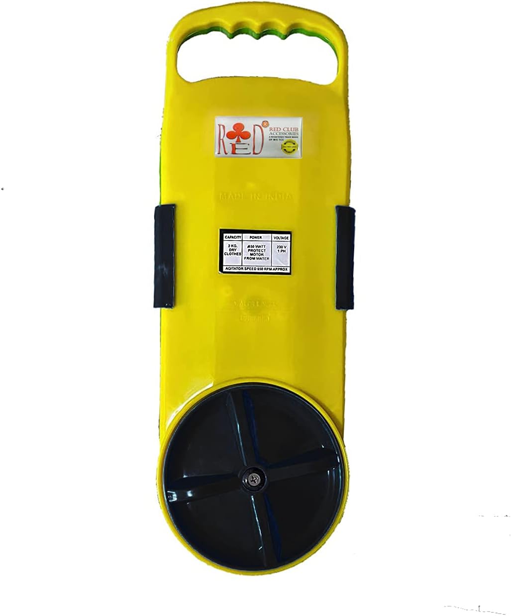 RedClub Portable Handy Washing Machine, Copper Coil Motor with 1 Year Warranty, Yellow
