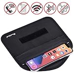 Signal Blocking Bag, 2 Pack RFID Faraday Bag Shield Pouch Cage Box Wallet Case for Cell Phone and Car Key FOB, Privacy Protection, Anti-Hacking - Black & Hot Pink - Image 3