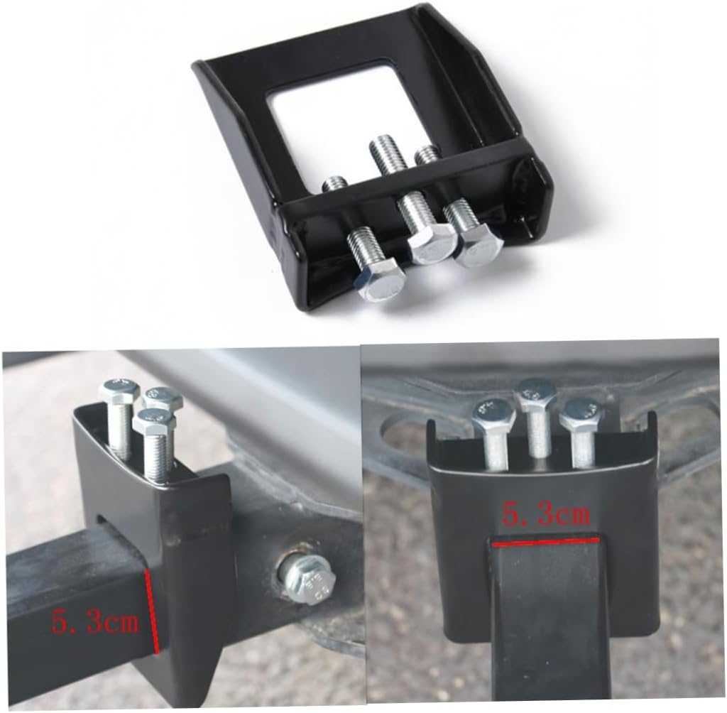 Mikinona Hitch Cover Tube Plug Trailer Hitch Stabilizer Insert to Stop Wobbling Fit for Truck