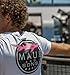 Maui and Sons Classic Shark Logo T-Shirt for Men & Women | Classic White Short Sleeve Crew Neck Graphic Tee Inspired by California Surf Culture & Designed for Everyday Comfort (Large)
