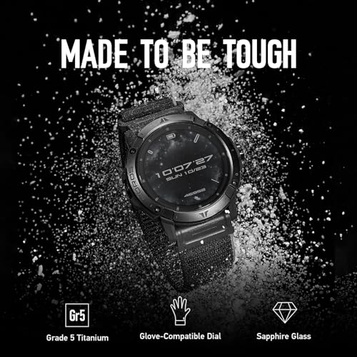 COROS VERTIX 2S Abenteuer-GPS-Uhr, 40 Tage Akkulaufzeit sportuhr, GPS-Navigation mit globalen Offline-Karten, Routenplaner, Herzfrequenzmesser, Klettern, Skifahren, Laufen, Radfahren - Space