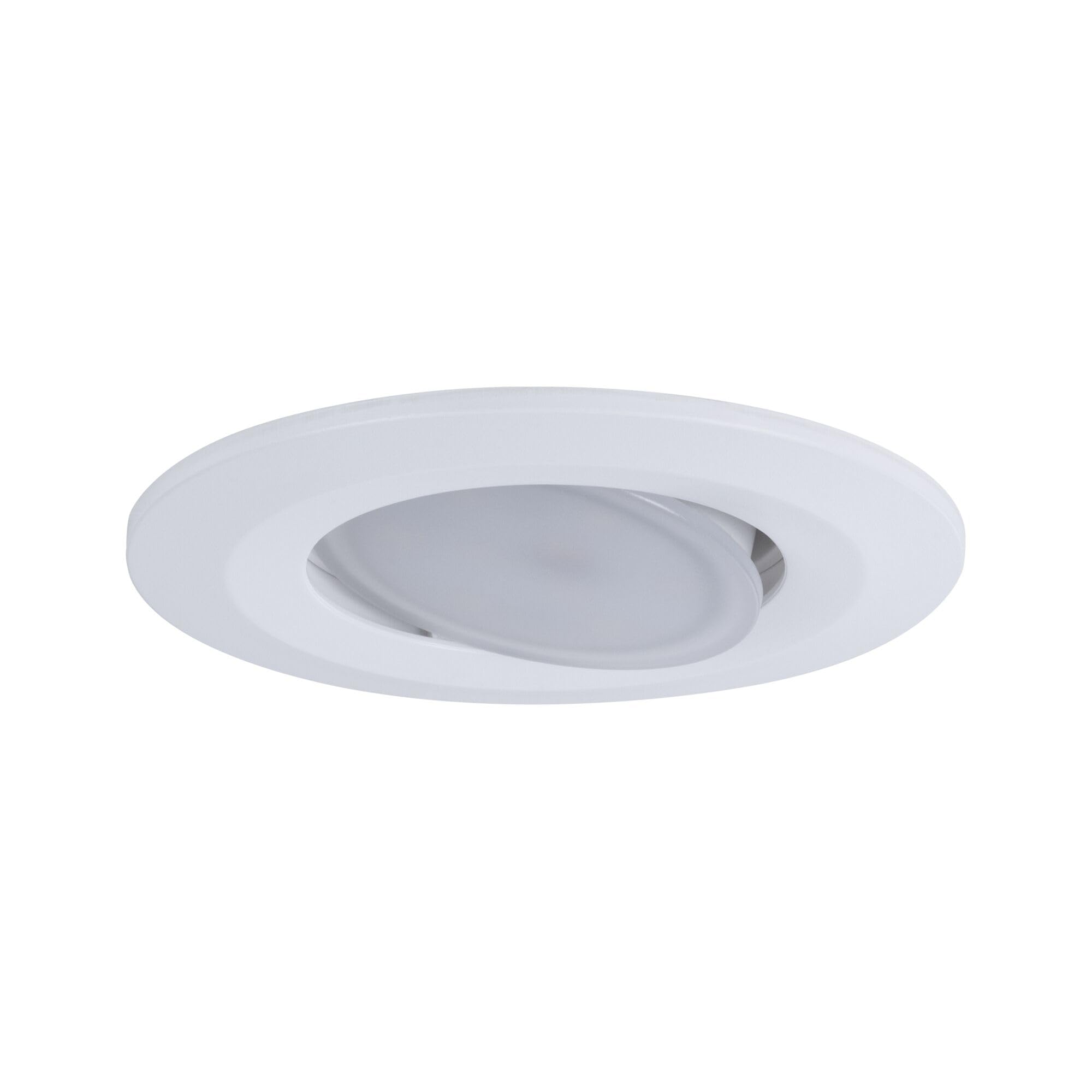 Paulmann 99922 spots encastrés LED Calla rond kit de 10 incl. 10x6W IP65 projecteurs enc. Blanc dépoli éclairage d'armoire plastique lampe enc. 4000K