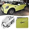 Be In Your Mind Car Outside Door Handle Cover Replacement Part 51217431945 Lock Core Key Hole Cover Cap Compatible with Mini Cooper F55 F56 2013-2019 Chrome #1