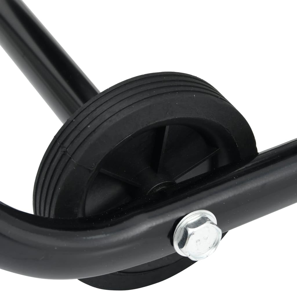 Trommelventilator Industriell 60 cm Aluminiumflügel 172,5 W Schwarz mit 3 Geschwindigkeitsstufen, rutschfesten Füßen und Rollen für Bodenbelüftung, Kühlung