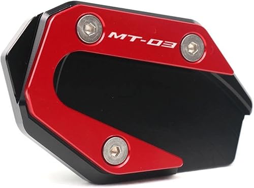Placa de extensión para motocicleta, soporte lateral para Yamaha MT-03 MT03 MT 03 25 MT-25 MT25 2015-2020 2019 2018 Almohadilla de soporte (color
