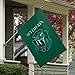 Graphics & More Harry Potter Slytherin Stain Glass 30x40 Double-Sided Outdoor Flag – Durable Polyester Yard Banner for Porch, Garden, or Wall – Indoor/Outdoor