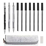 ✿【Breite Anwendung】 Erzeugt eine gleichbleibend hochwertige Linie und der langlebige, glatte 2B Blei-Druckbleistift eignet sich perfekt zum Skizzieren, Zeichnen, Testen, Schreinen oder Basteln von technischen Zeichnungen von Gebäuden