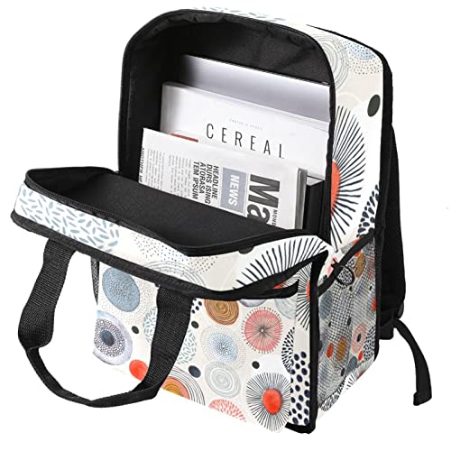 Sac à dos pour garçons motif géométrique grand compartiment enfant