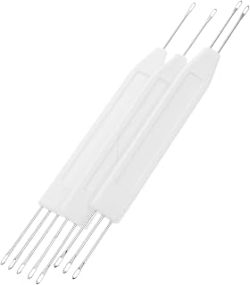 3pcs Knitting Machine Accessories for Home Use, Silver Plastic Metal