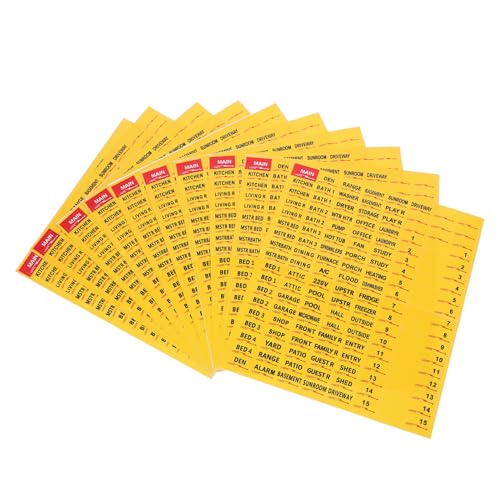 HAPINARY Circuit Breaker Sticker Set Electric Panel Labels Breaker Box