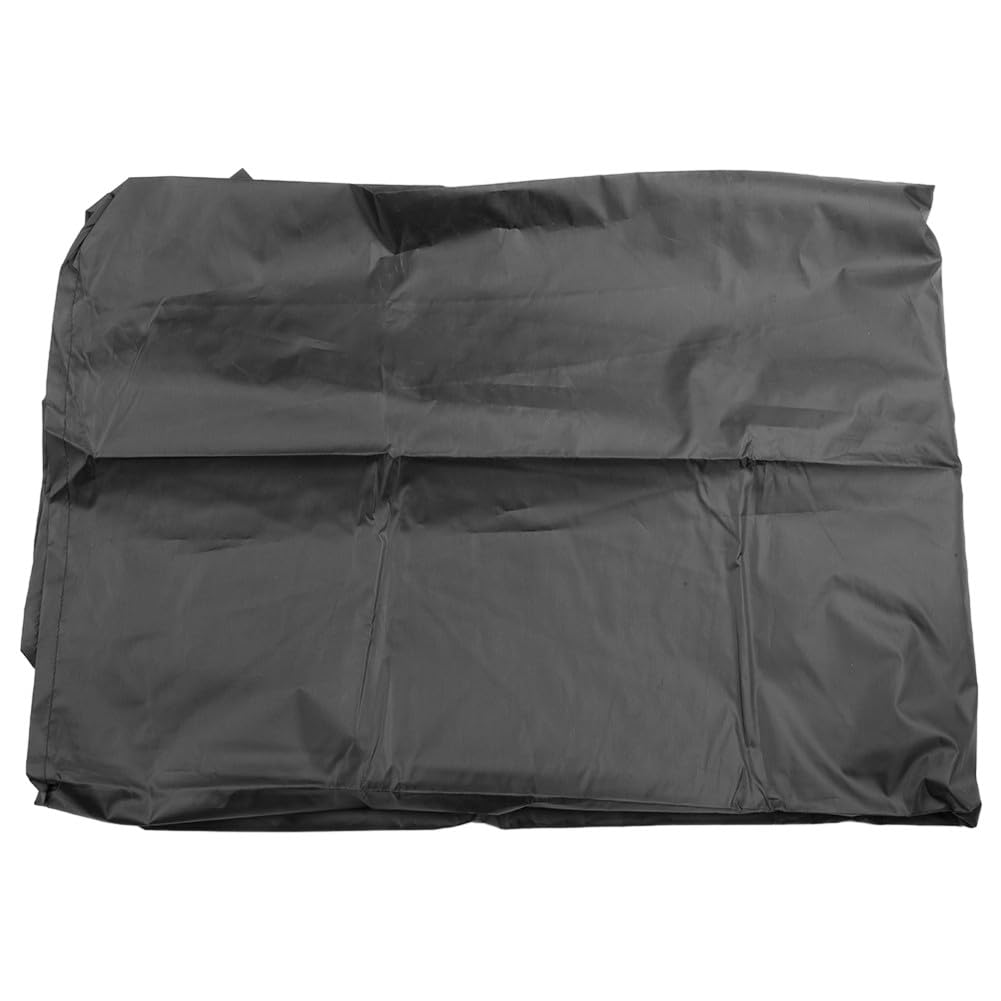 IBC pour couvercle de réservoir 1000L pour réservoir d'eau, bâche isolante, 120 x 100 x 116 cm, 210D pour noir avec revêtement argenté