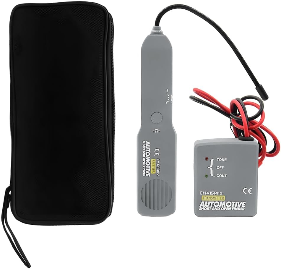 BESULEN EM415PRO Car Circuit Tracer, DC 6-42V Vehicle Electrical Short Open Breaker Circuit Finder, Flexible Wire Tracer Automotive Repair Tool, Universal for SUV RV Truck
