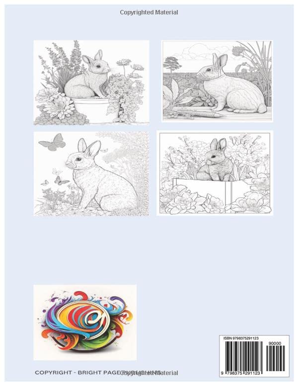Miniatura 2 de Garden Hoppers Bunny Coloring Book Fun-Filled Hoppers A Bunny Coloring Book Adventure