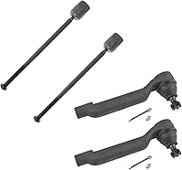 Vista 106 de TRQ Juego de varillas de acoplamiento delanteras interiores y exteriores, 4 piezas, compatibles con Infiniti G35 03-09 Nissan 350Z 2003-2007