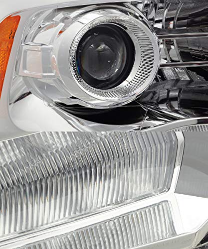 Modifystreet Chrome For 09-18 Ram 1500/10-18 Ram 2500/3500 Dual/Quad Projector Headlights Upgrade Kit #TOP1