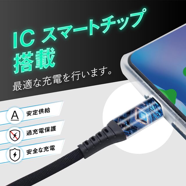 Amazon | シエル(CIEL) 100W/5A 急速充電ケーブル (タイプA-タイプC
