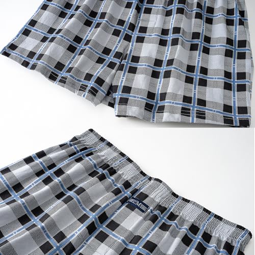 2Pcs Men's Boxer Shorts, Boxers for Men, Relaxed Fit, Moisture Wicking, Blue4