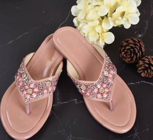 Image of Rehan Traders Stylish Women's Multicolor Flats Snadal| Comfortable, Lightweight, Anti Slip|SL 141