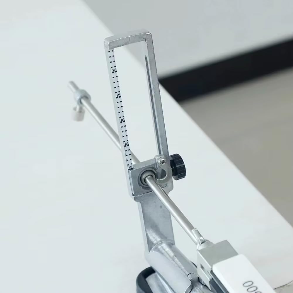 Toplionace Afilador de ángulo Fijo Profesional con ángulo Ajustable de 15° a 35°, Soporte de Acero Inoxidable para Afilar Cuchillos, Piedra de Afilar para Cocina Casera, Kit de Pulido de Diamante