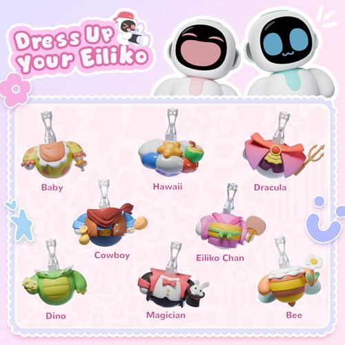 Image of ENERGIZE LAB Eiliko Coral Pink - Your Tiny AI Charm Robot with AI, and Matches Every Daily Outfit, Fun Electronic Pendant Toys, Gifts for Couples and Best Friends.