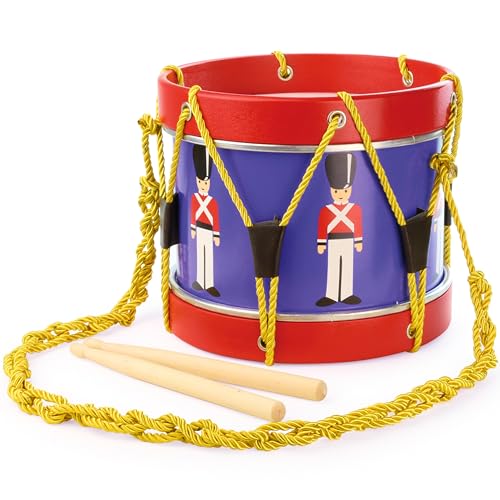 Vilac-Le Petit Tambour- Instrument de Musique pour Enfant 8334, Orange