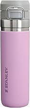 Stanley Quick Flip GO Botella de Agua 24 oz | Tapa de Botón | Impermeable y Portátil para Viajes y Deportes | Aislado en Acero Inoxidable | Libre de BPA | Lila 2.0
